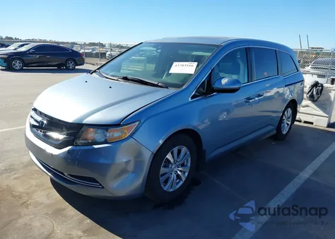 2014 Honda Odyssey Ex-L from USA, damaged, VIN 5FNRL5H6XEB021015